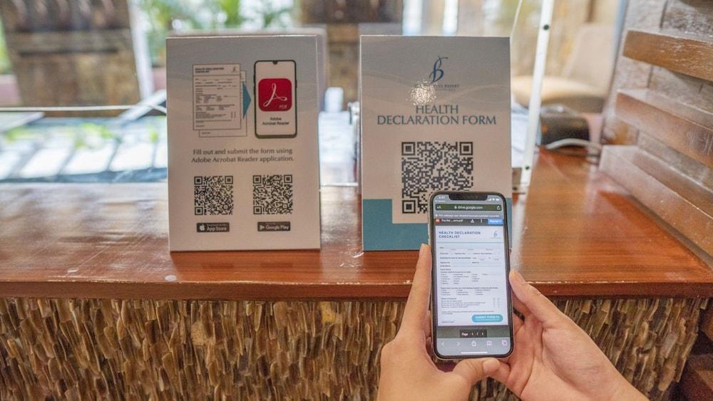 The Bellevue Resort Panglao Dış mekan fotoğraf QR code check-in system